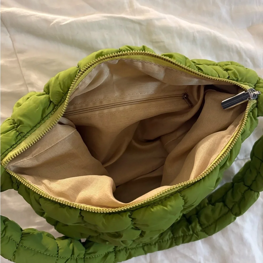 Bubble Quilted Hobo Women Handbag Shoulder Bag